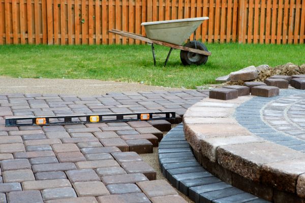 Patio Brick Installation in Rockford