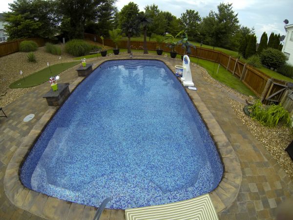 Poolside Paver Installation