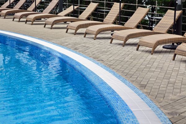 Cost of Poolside Hardscaping in Rockford